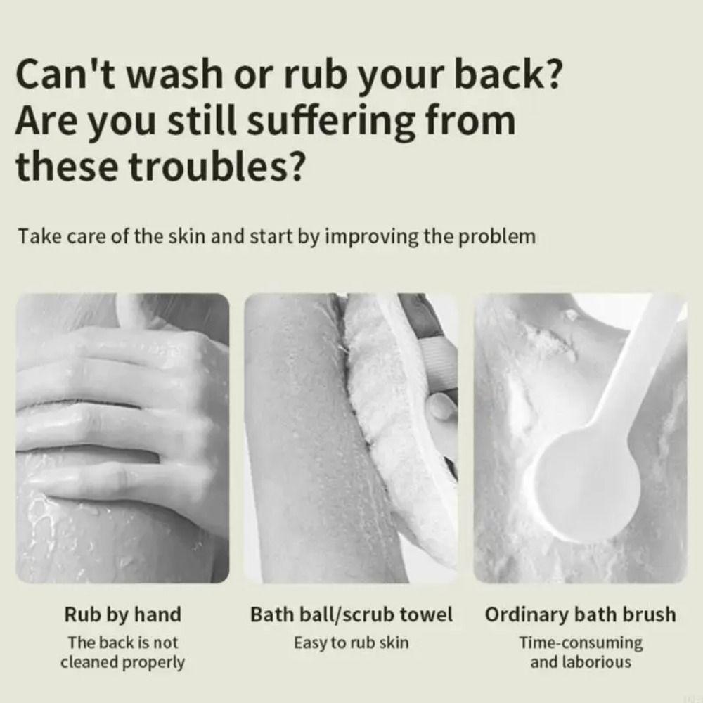 Deep Cleaning Electric Bath Scrubber IPX7 Waterproof Long Handle Shower Brush  Household