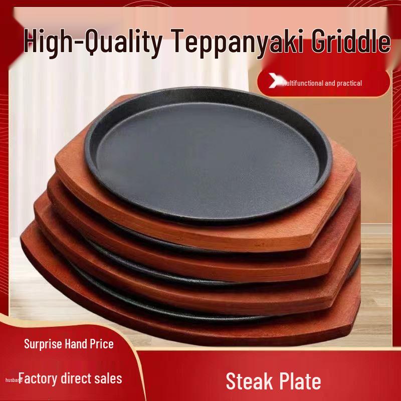 Cast Iron Griddle & Grill Pan for Fish, Steak & More