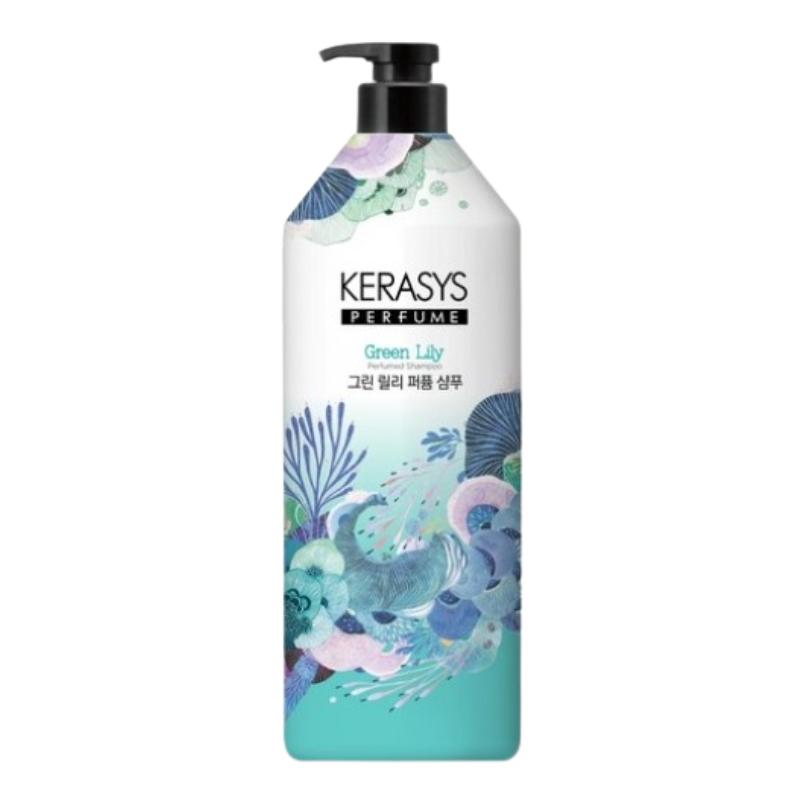 Kerasys Perfume Shampoo Green Lily 1L | Korean Perfume Shampoo for Soft Hair & Fresh Floral Scent 1L