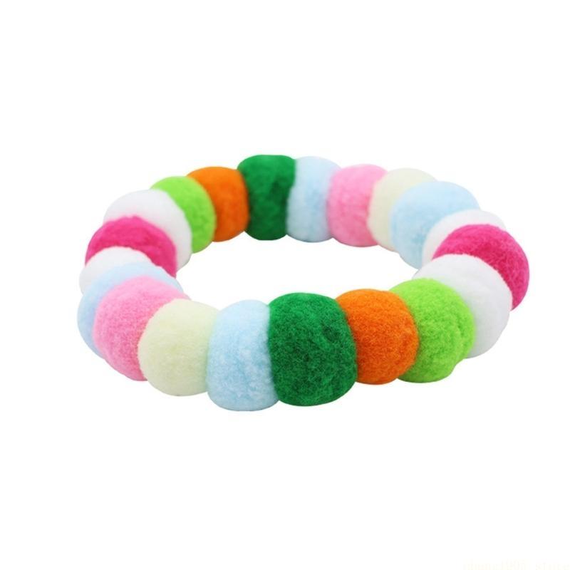 QX2E 4pack Colorful Breakaway Cats Collars Soft Safety Cats Collars Make Up Collar