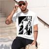 Yagami Tsuki 2026 New Fashion Heavyweight Hot Selling Retro Printed Pattern Fun Round Neck Tshirt For Daily Comfort