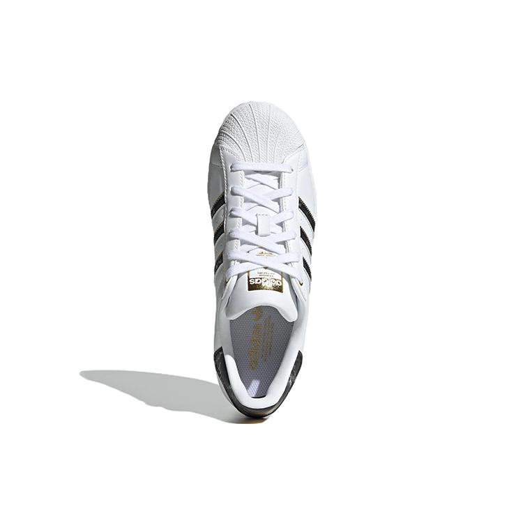 adidas Superstar Shoes 'White Black / Gold Metallic' Women's GX1838