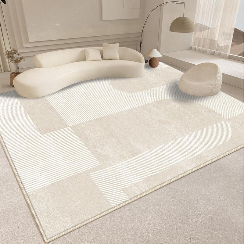 Modern Style Living Room Decoration Line Carpet Fluffy Soft Rugs for Bedroom Abstract Design Plush Rug Home Thickened Floor Mat