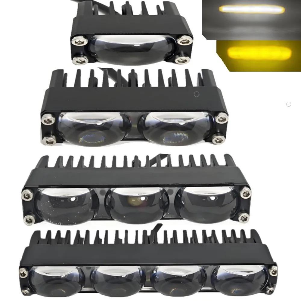 LED Headlight Bumper Fog Lamps Projector Lens Car Grill Light Work Light Mini Driving Light Auxiliary Lights For Off Road Use