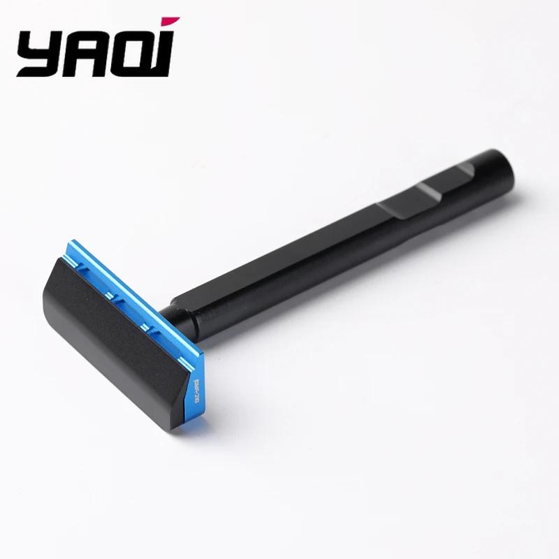 

YAQI Black and Blue Color Tachi(Aluminum Version) Light Weight Single Edge Safety Razor