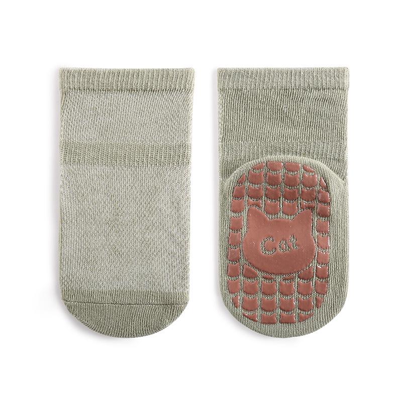 Bawełniane skarpetki antypoślizgowe dla niemowląt i małych dzieci - styl wiosenno-jesienny