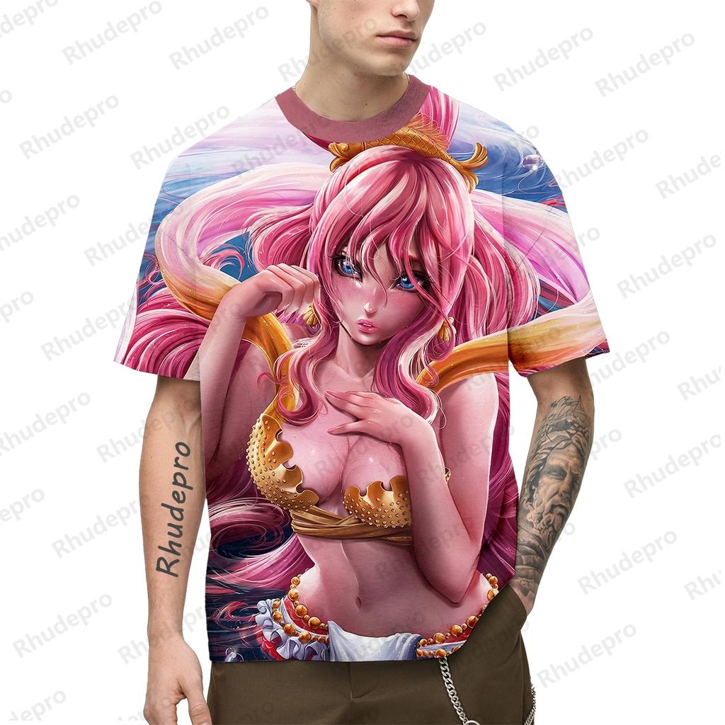 2025 Popular Anime  T-Shirt 3d Japan Men Short Sleeve One Piece Luffy Shirt Printed Men's Cosplay Clothing Tops