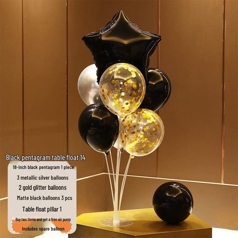 Glowing Balloon Column Stand for Birthday, Party, Shop Opening, or Proposal Decorations