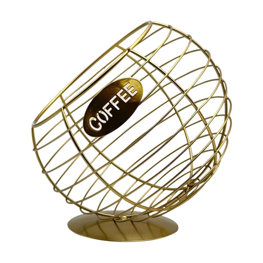 Coffee Pod Counter Organizer Modern Coffee Capsule Storage Rack Coffee Accessories Holder for Office Hotel