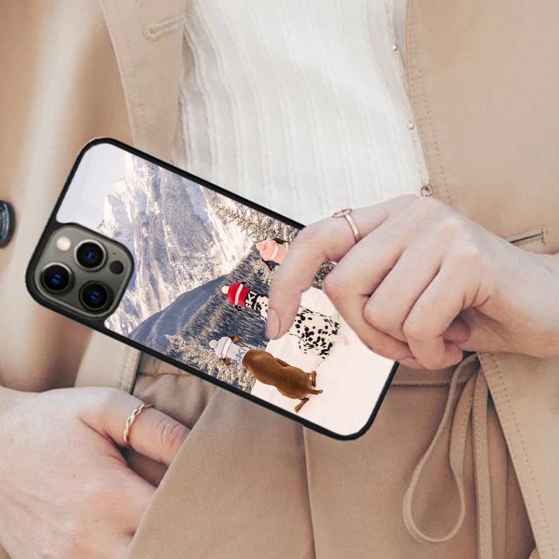 

Ski Neige Snowboard Magnetic Phone Case For APPLE iPhone 17 Air 16 14 13 12 Pro Max 15 Plus Wireless Charge With MagSafe Cover iPhone 13mini