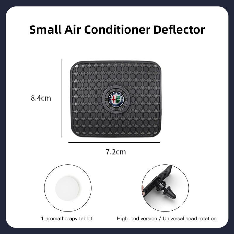 2026 Hot Sticker Car Outlet Wind Shield Windproof Air Outlet Baffle Conditioning Wind Shield For Alfa Romeo 4C 159 166 Giulia 15