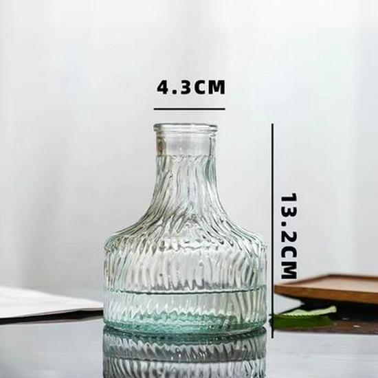 Elegant Retro Glass Vase: High-End Decorative Luxury for Flowers