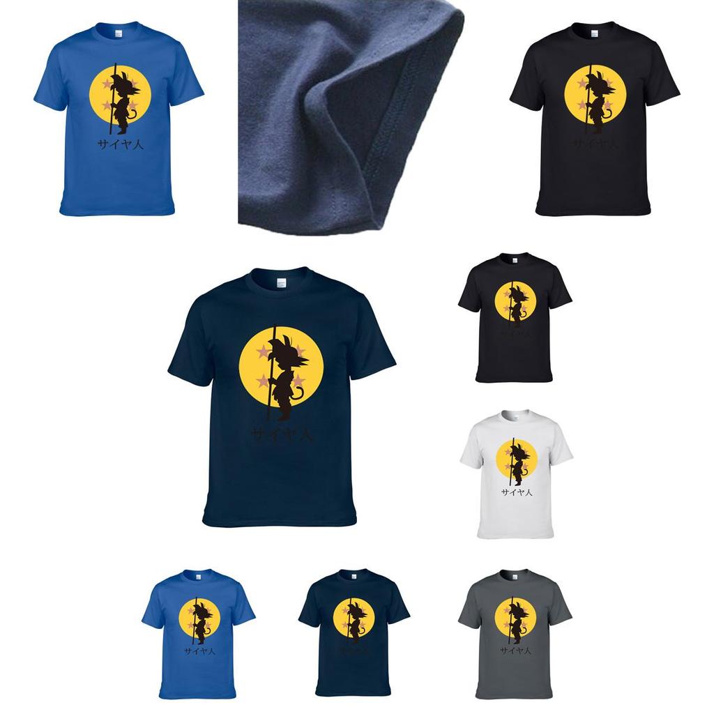 Unisex Dragon Ball Z Vegeta Graphic Print Soft Cotton Casual T-shirt Short Sleeve Top