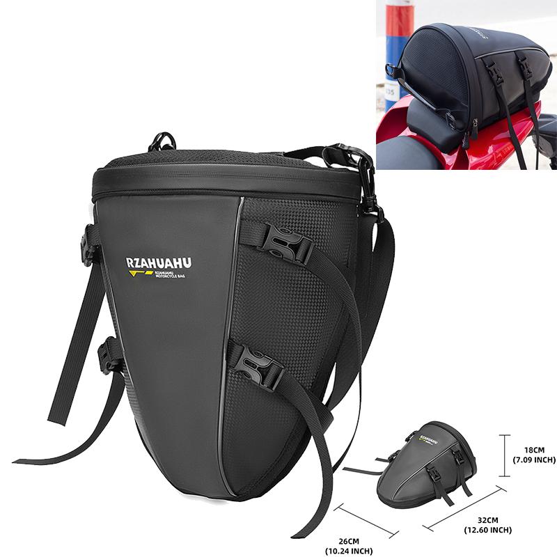 Torba na siedzenie motocykla Organizer do torby na siedzenie Wodoodporna Plecak boczny na motocykl Lokomotywę Duża pojemność Akcesoria motocyklowe