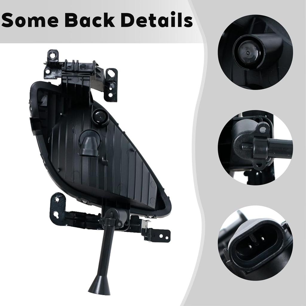 Front Bumper Fog Light For Elantra 2011-2013 Running Driving DRL Lamp 92202-3X02
