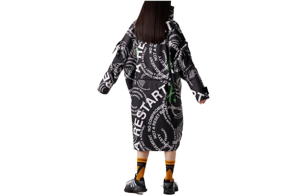 Adidas X Stella McCartney Jackets Women's Black Hooded Moderate Other HT1099