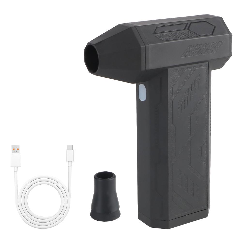 

3-ступенчатый регулируемый турбореактивный вентилятор 110000 об/мин, инструмент для чистки автомобиля, снегоуборочная машина, зарядка типа C, электрический воздушный пылесос, автомобильные аксессуары Black