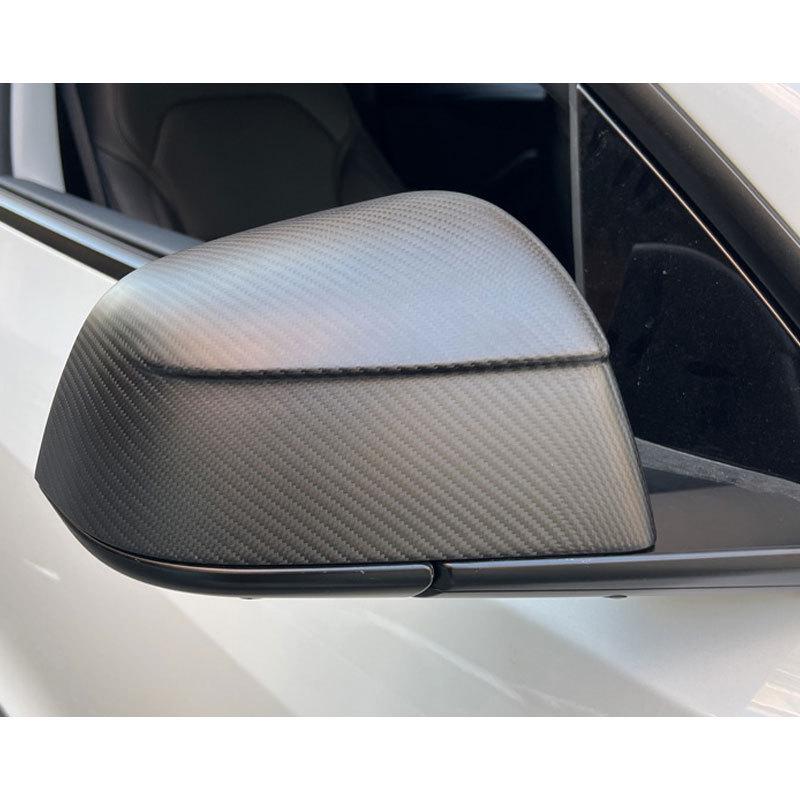 Tesla Model Y 2025 Carbon Fiber Rearview Mirror Housing Replacement