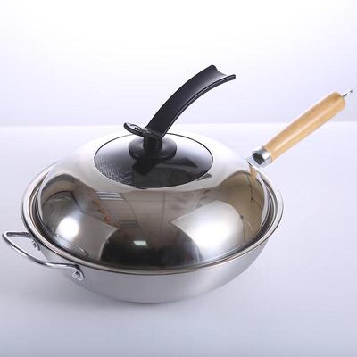 Sanjiaolong Xinuann Edelstahl Wok