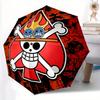 One Piece Logo Automatischer Regenschirm mit Faltfunktion - Reise Regenschirm, Perfektes Geschenk für Geburtstag, Weihnachten a0827023