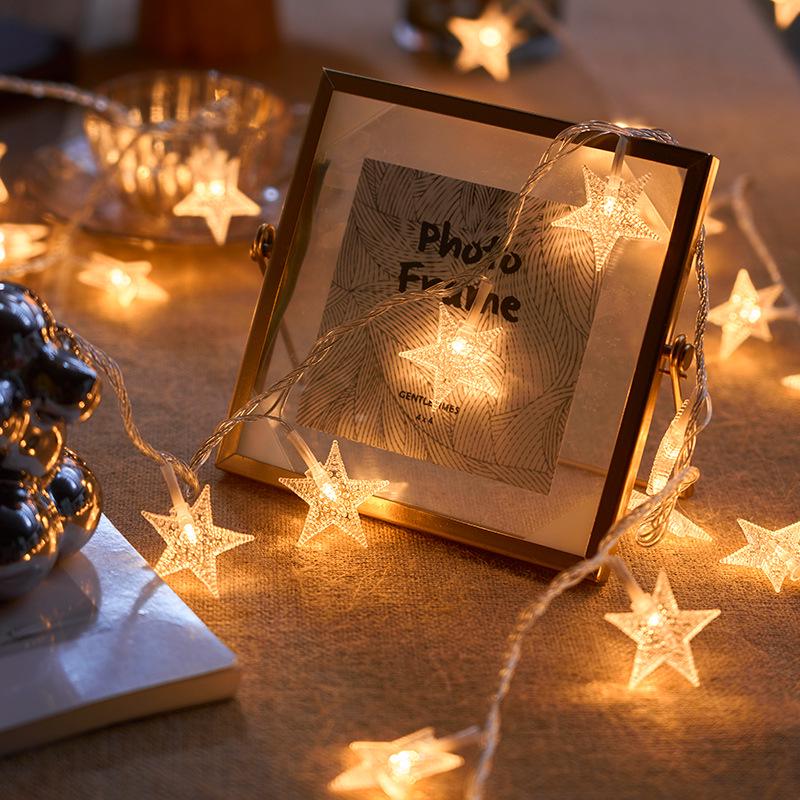 Canopy Tent Solar LED Star Lights for Outdoor Camping & Holiday Decorations