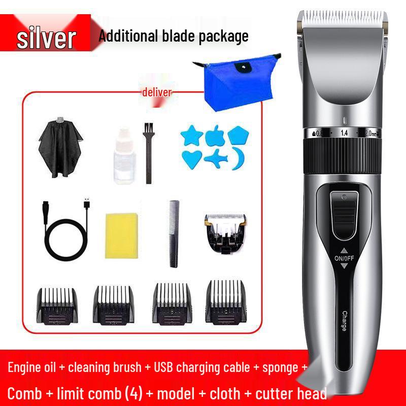 Professional Electric Hair Clipper for Salon & Home Use – Ideal for Bald and Oil Head Styles, Men's Grooming Tool