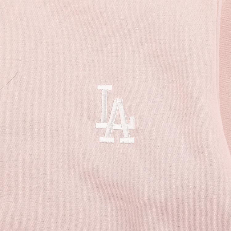 MLB Los Angeles Dodgers Sweatshirts Unisex Pink Crew Neck Moderate Regular 31MTR9961-07P