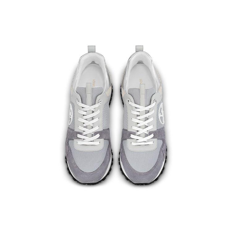 Louis Vuitton Run Away Sneakers 'Grey Mesh With Logo' Women's 1ABW54