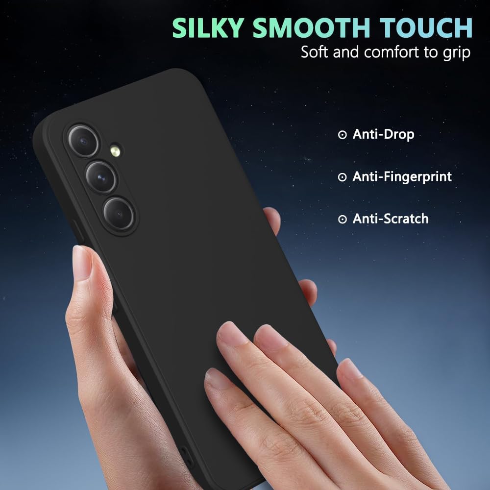 Noble Fashion Solid Colour Shockproof Protective Liquid Silicone Phone Case For Samsung Galaxy A15 5G/4G