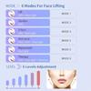 Electric V-Face Lifting Beauty Device Double Chin Remove EMS Face Slimming Red/Blue Light Heat Massage Face Lifting Machine Care