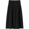 JUZUI Women's Pleated A-line Midi Skirt