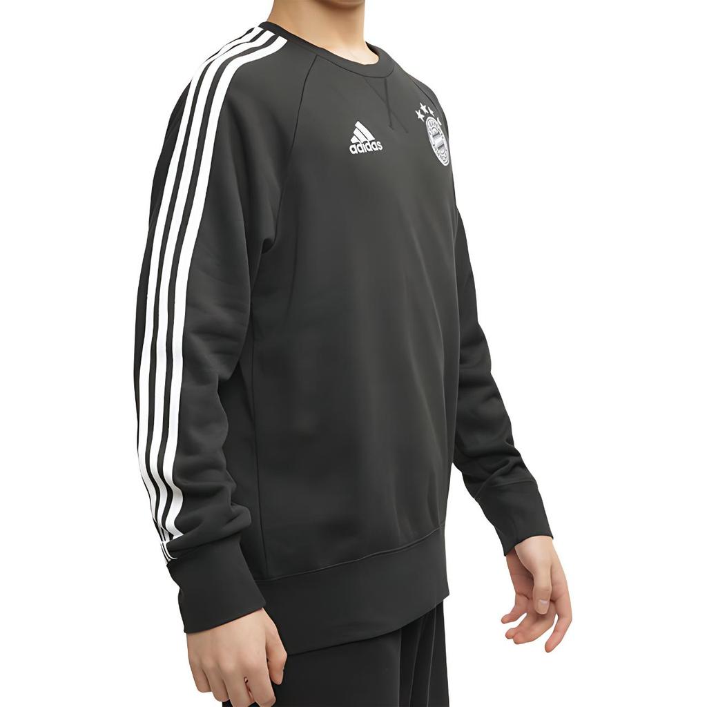 Adidas Sweatshirts Men's Black Crew Neck Moderate Regular FR5323
