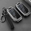 Zinc Alloy Key Cover Case for KIA K3/Seltos/EV5/Sportage/Stonic/KX3/Sportage/EV9 - Protective Key Fob Shell Key Bag Chain