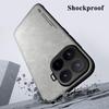KEYSION Luxury Retro PU Leather Phone Case for Xiaomi 17T Pro 5G Soft Silicone+PC Shockproof Phone Back Cover for Xiaomi 17T