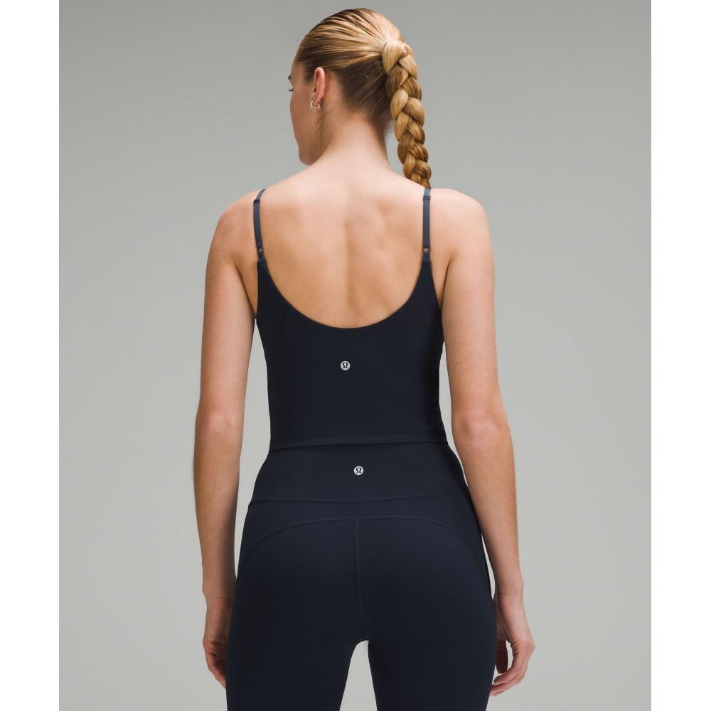 Lululemon Align  Cropped CAmi TAnk Top  Light Support  A B Cup True nAvy