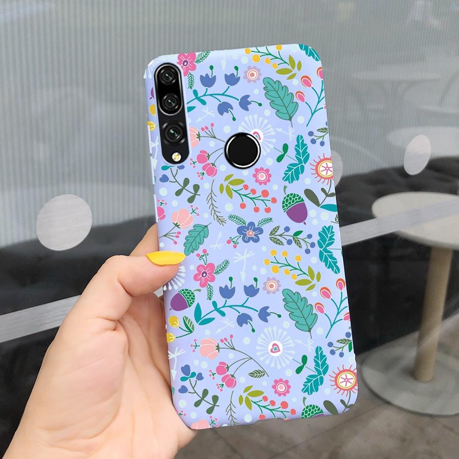 For Huawei Y9 Prime 2019 Case STK-L21 Stylish Flower Cartoon Phone Cover For Huawei Y9 Y 9 Prime 2019 Cases Fundas Coque Bumper