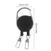 Double Headed Keychain Heavy Duty Retractable Badge Reels-Retractable Keyring with Reel Cord Anti-lost Keys Card-Holder
