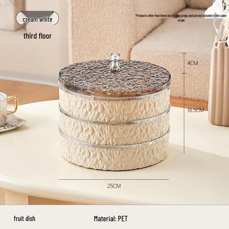 Miling Three-Tier Fruit Plate Set