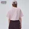 Teenie Weenie Bear Embroidered Round Neck Short Sleeve T-shirt