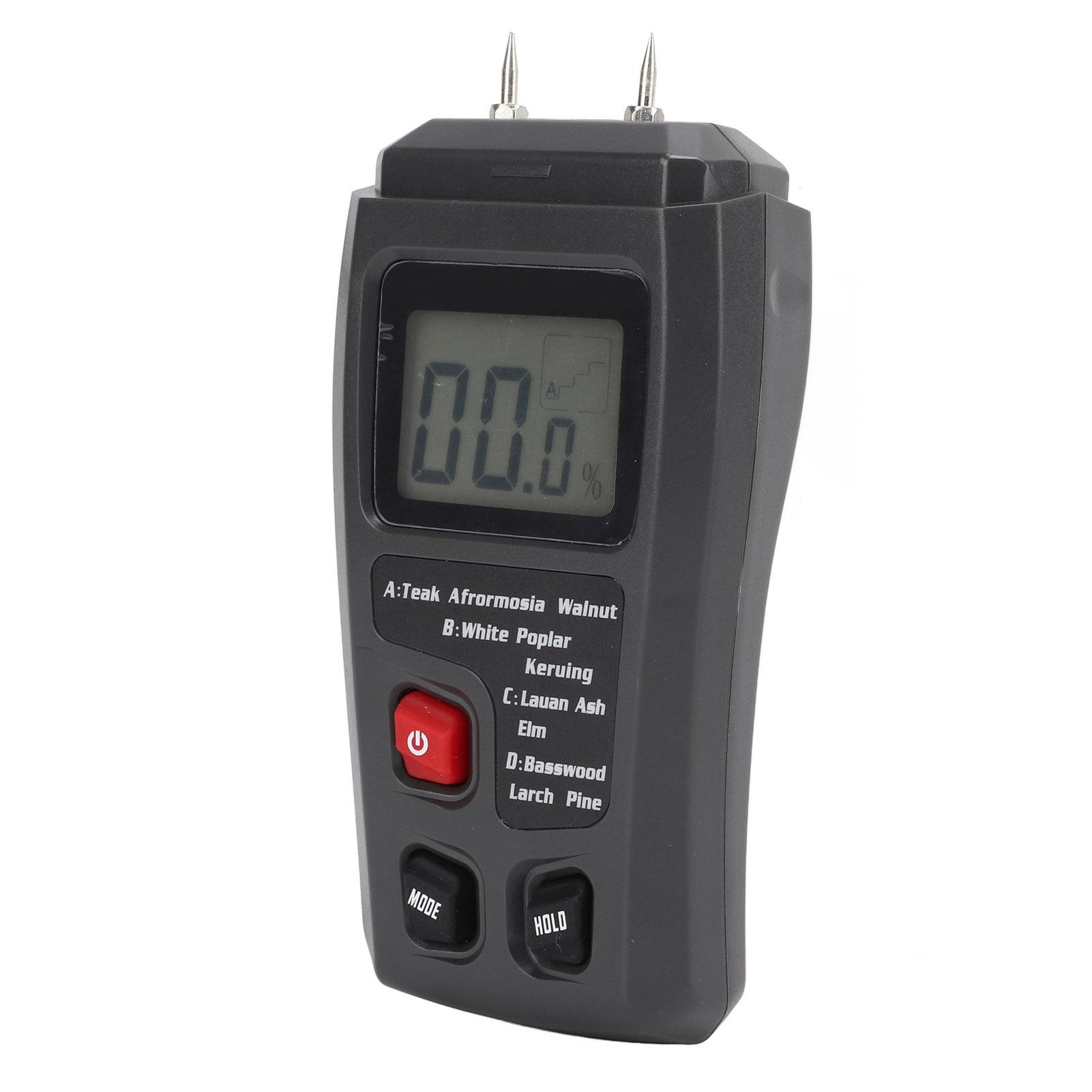 

Измеритель влажности Портативный игольчатый тип Тест-измеритель для определения влажности древесины Автоматическое отключение