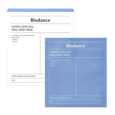 Biodence Hydro Ceranol Real Deep Mask 7 Pcs – Moisture Barrier Strengthening Sheet Mask, Korean