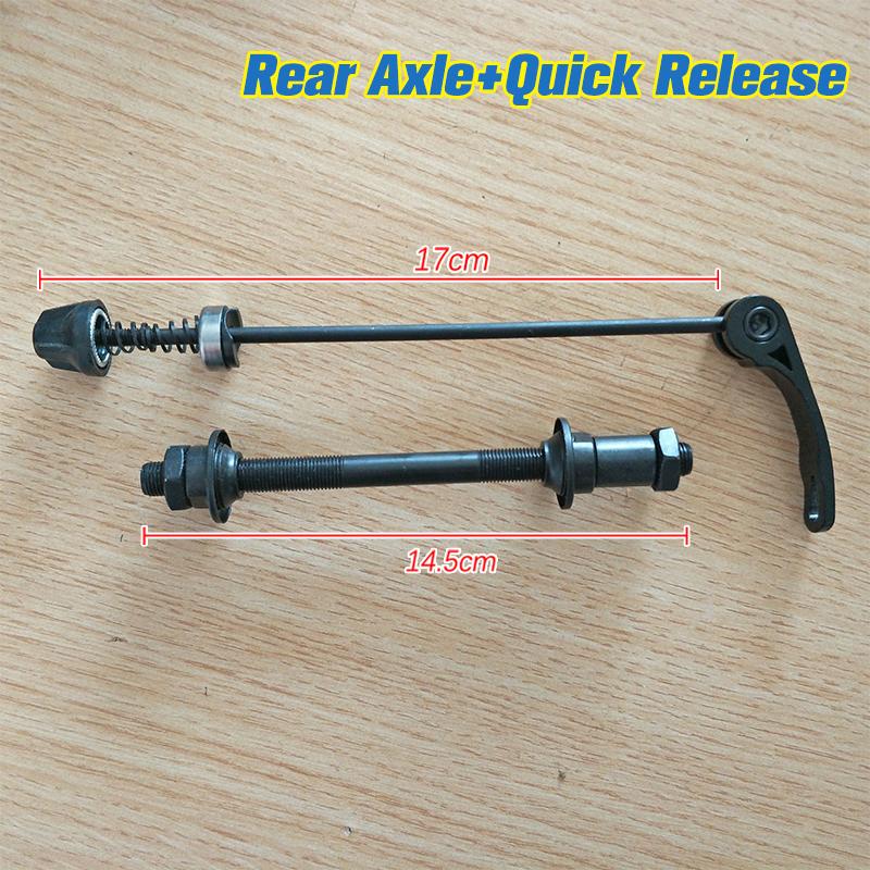 Hollow Shaft Mountain Bikes Bicycle Quick Release Rod +Front /Rear Axle Set MTB Parts