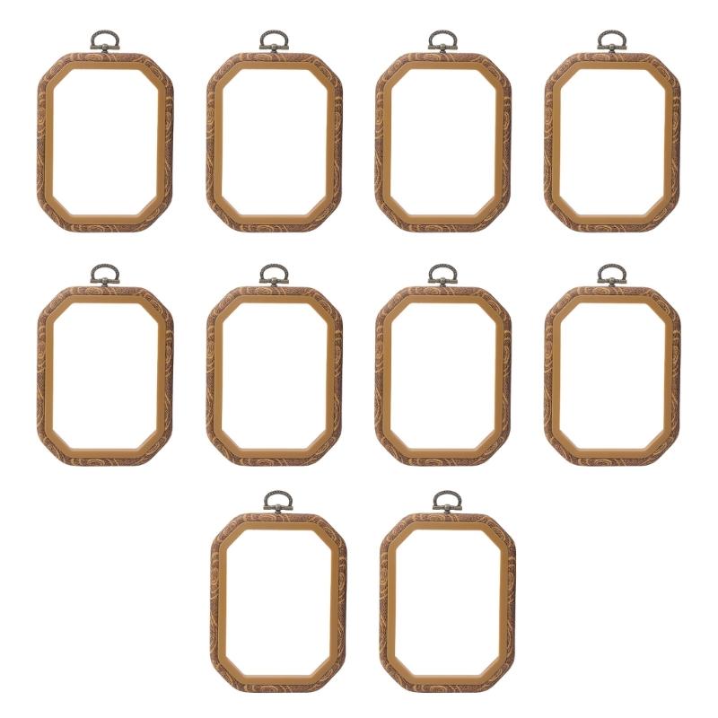 

10 шт./компл. регулируемые пяльцы для вышивания деревянные пяльцы для вышивания крестиков для вышивального проекта 1 Set светло-серый