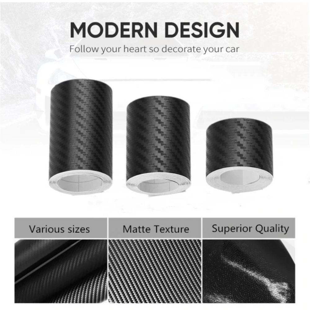 Anti Scratch Carbon Fiber Sticker 3D Car Protective Film New Car Bumper Sticker