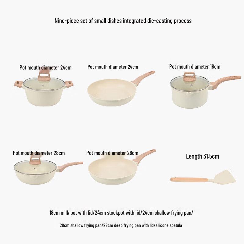 Tingle Maifan Stone Non-Stick Cookware Set