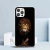 Lion Alpha Male Cub Soft Cover for iPhone 16 17 Air 15 14 Pro Max 16E Phone Case 13 Mini 12 11 7 SE 8 Print Pattern Fit Cases 16
