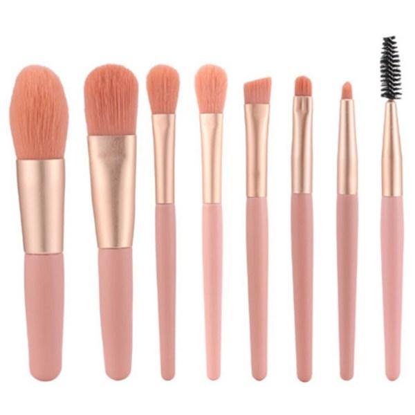 

Titan makeup mini brush 8-piece set, pink, 1 set, the most popular beauty accessory in Korea