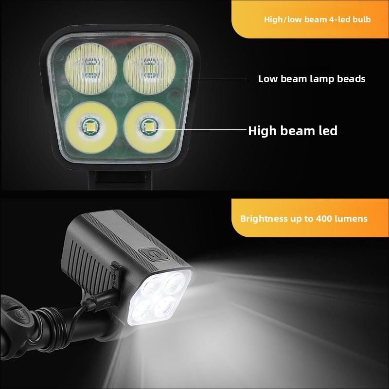 Bicycle Front Light With High Brightness Led For Mountain And Road Cycling Safety
