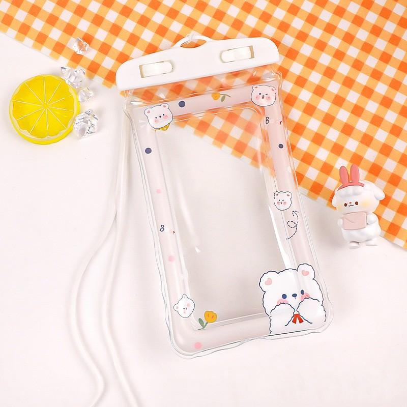 Large Capacity Swimming Bag Transparent Visible Handheld Storage Bag Thickened PVC Waterproof Wash Bag Portable Beach Bag