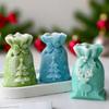 Christmas Gift Bag Candle Silicone Mold DIY Xmas Decor Handmade Aroma Wax Craft Holiday Atmospheric Decoration Items